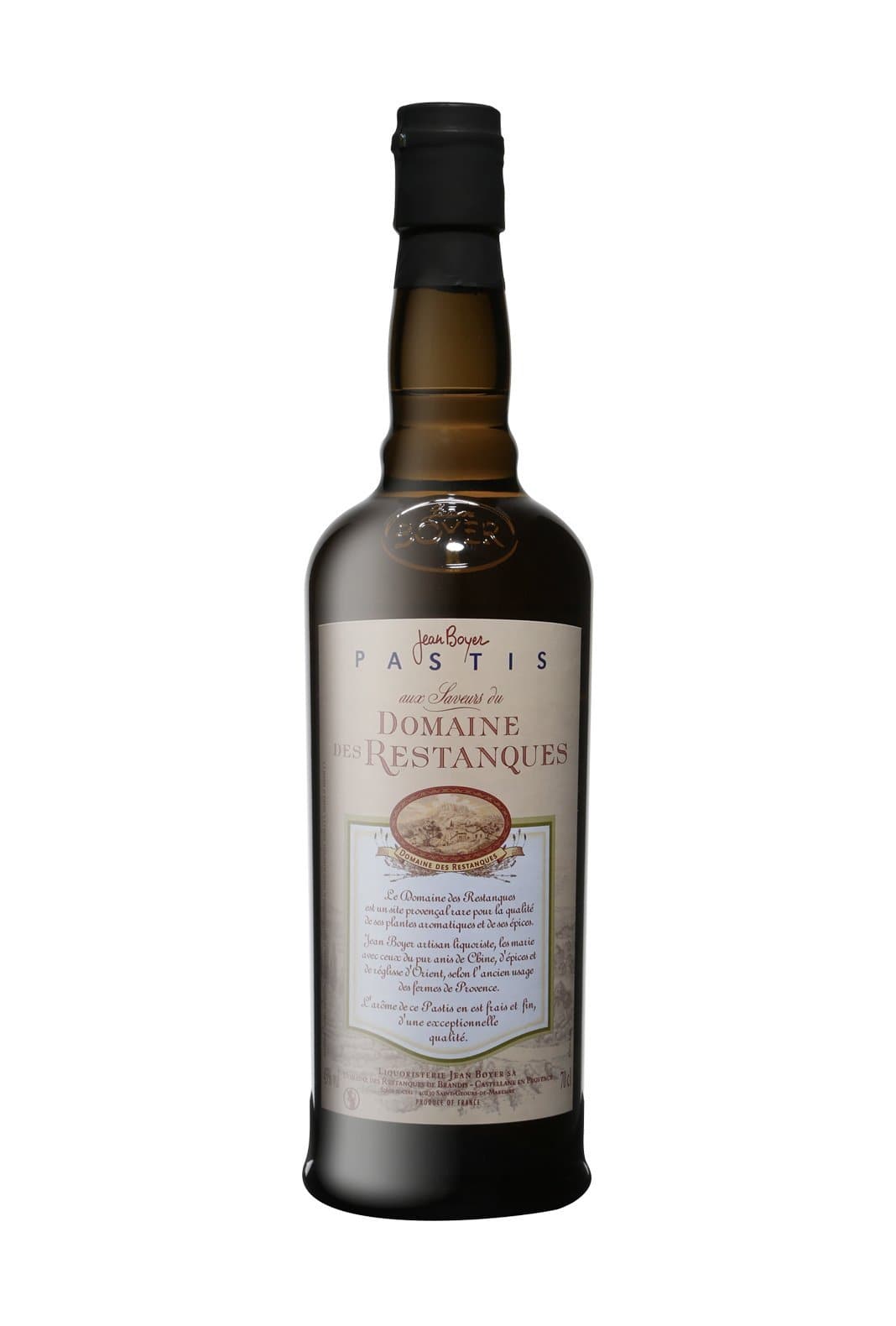 Jean Boyer Pastis Restanques 45% 700ml