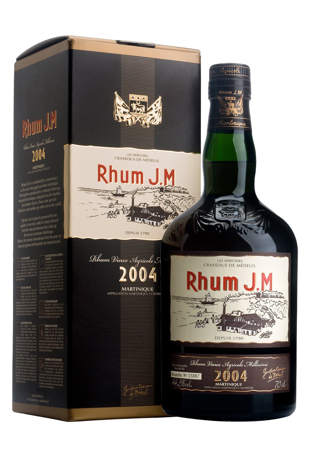 JM Rhum 2004 Hors d'Age Bourbon Cask 42.9% 700ml | Rum | Shop online at Spirits of France