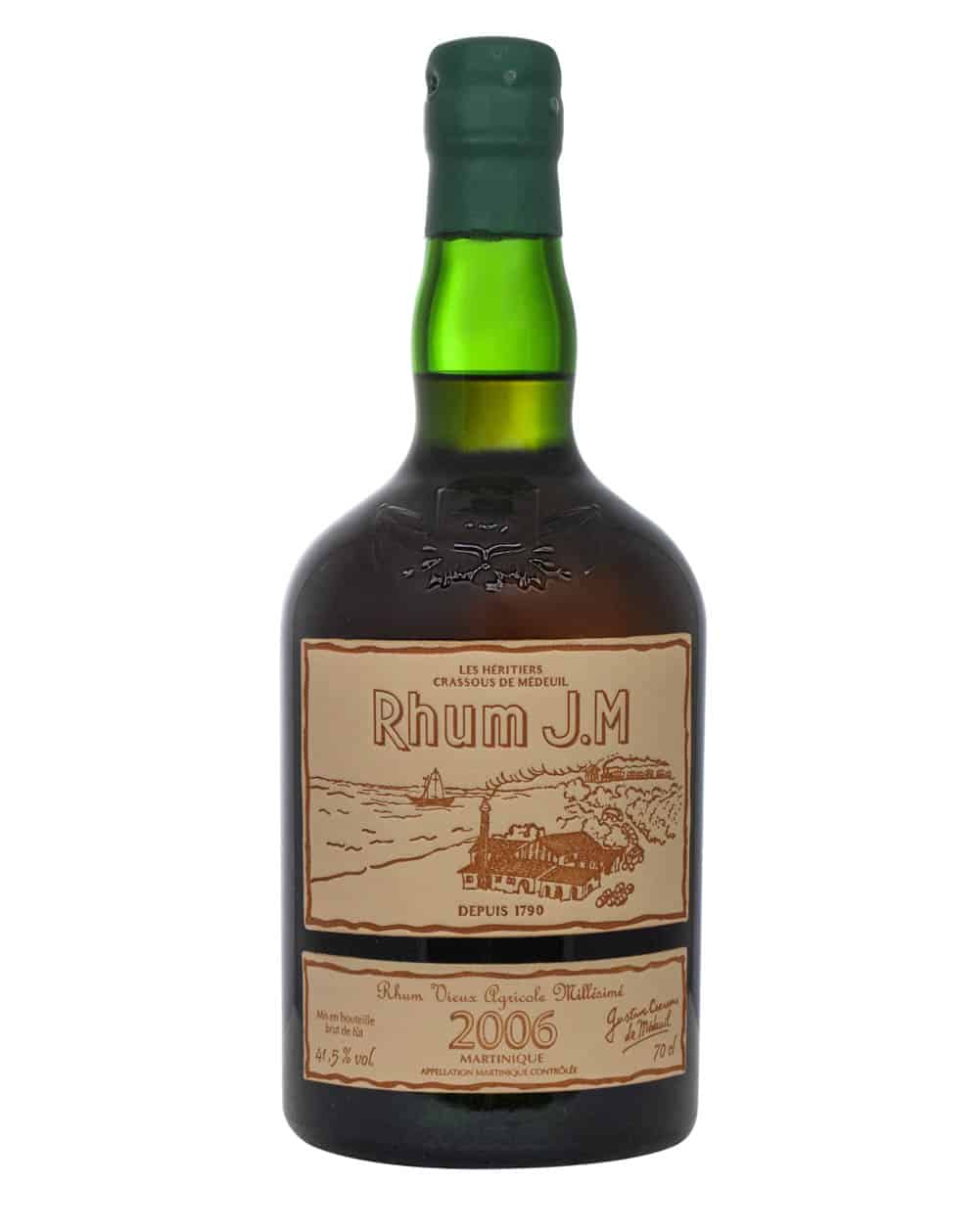 JM Rum AOC Agricole Rum 2006 41.5% 700ml - Rum - Liquor Wine Cave
