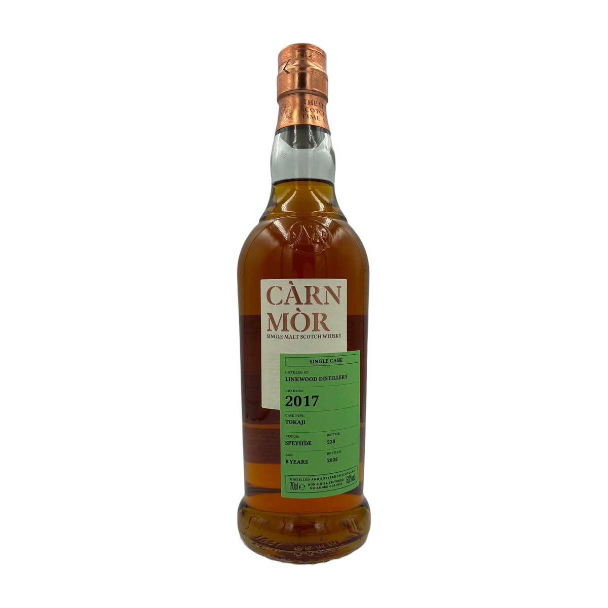 Carn Mor Linkwood 2017 8 Year Old Tokaji Cask Scotch Whisky 700ml bottle