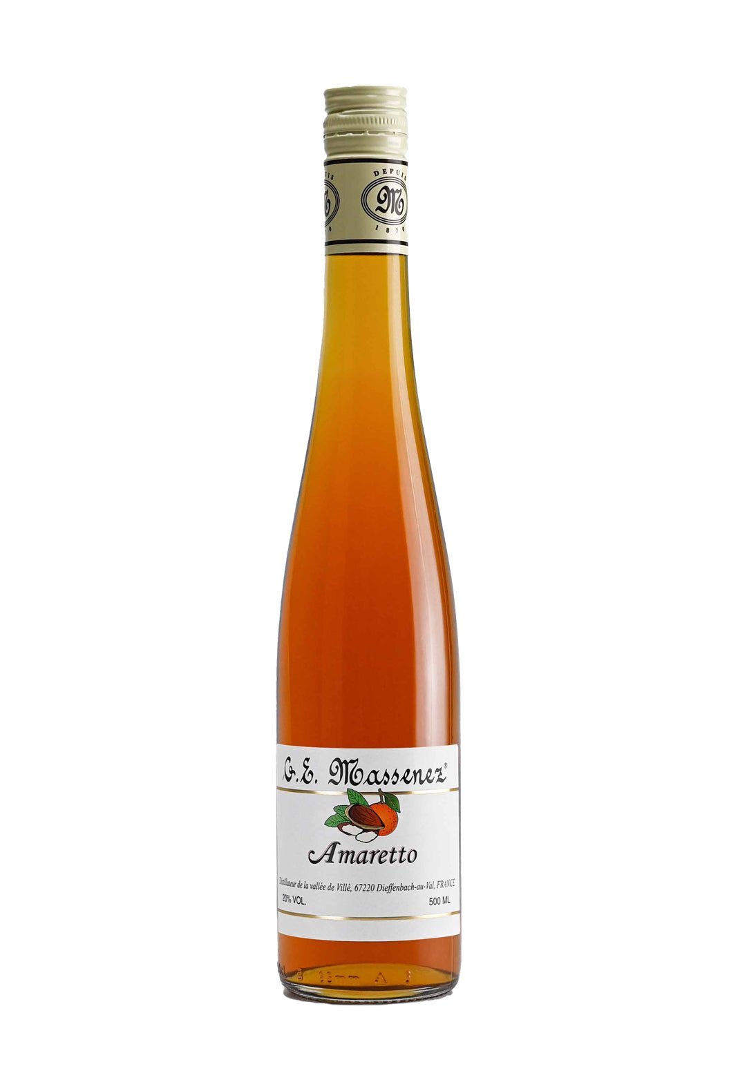 Massenez Amaretto Liqueur (Almond) 20% 500ml - Liqueurs - Liquor Wine Cave