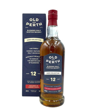 Old Perth 12 Year Old Blended Malt Scotch Whisky 700mL