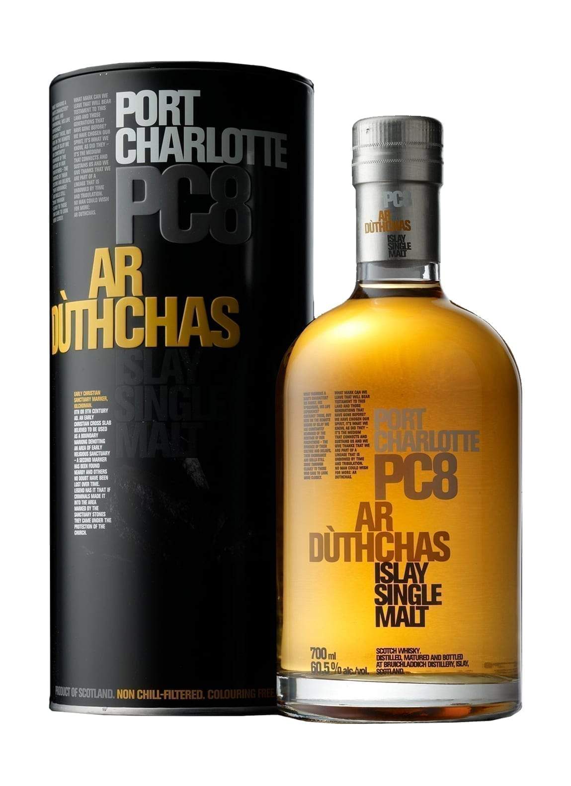 Port Charlotte 8 Years whisky 60.5% 700ml | Whiskey | Shop online at Spirits of France