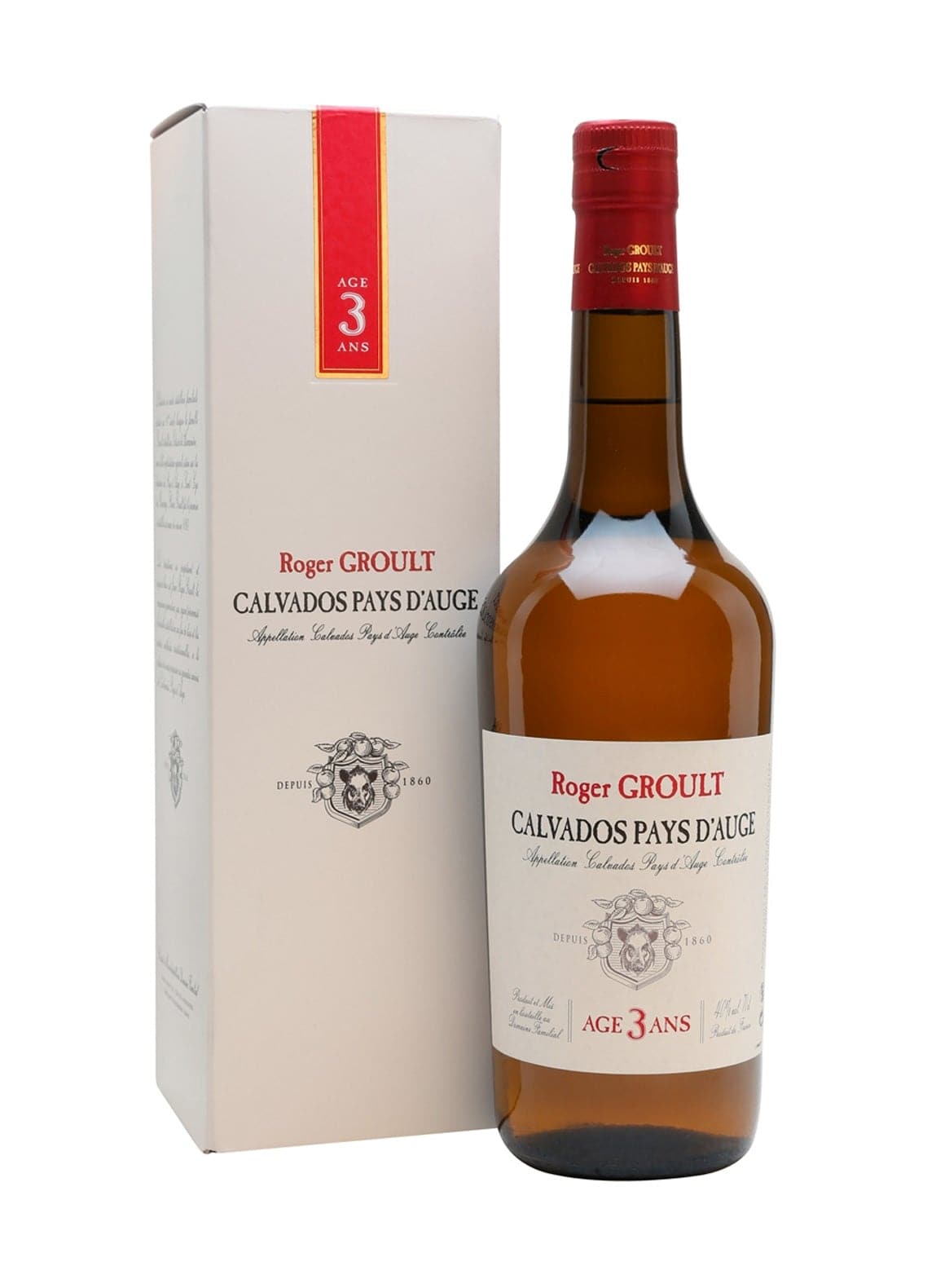 Roger Groult Calvados Pays D'Auge 3 years 40% 700ml