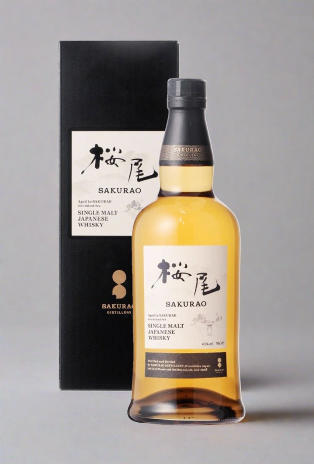 Sakurao Single Malt Japanese Whisky 43% 700ml - Whisky - Liquor Wine Cave