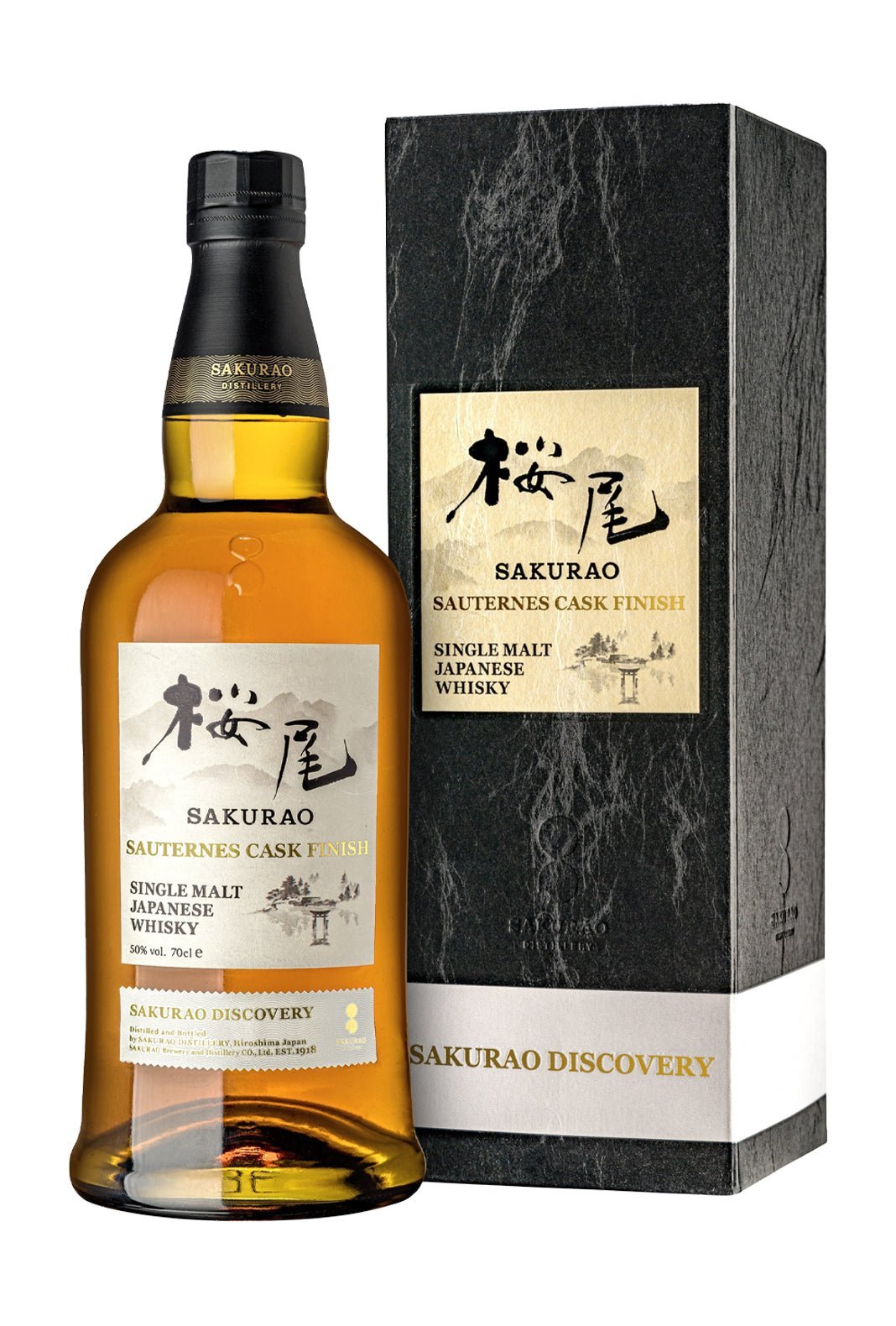 Sakurao Single Malt Japanese Whisky Sauternes Cask 50% 700ml