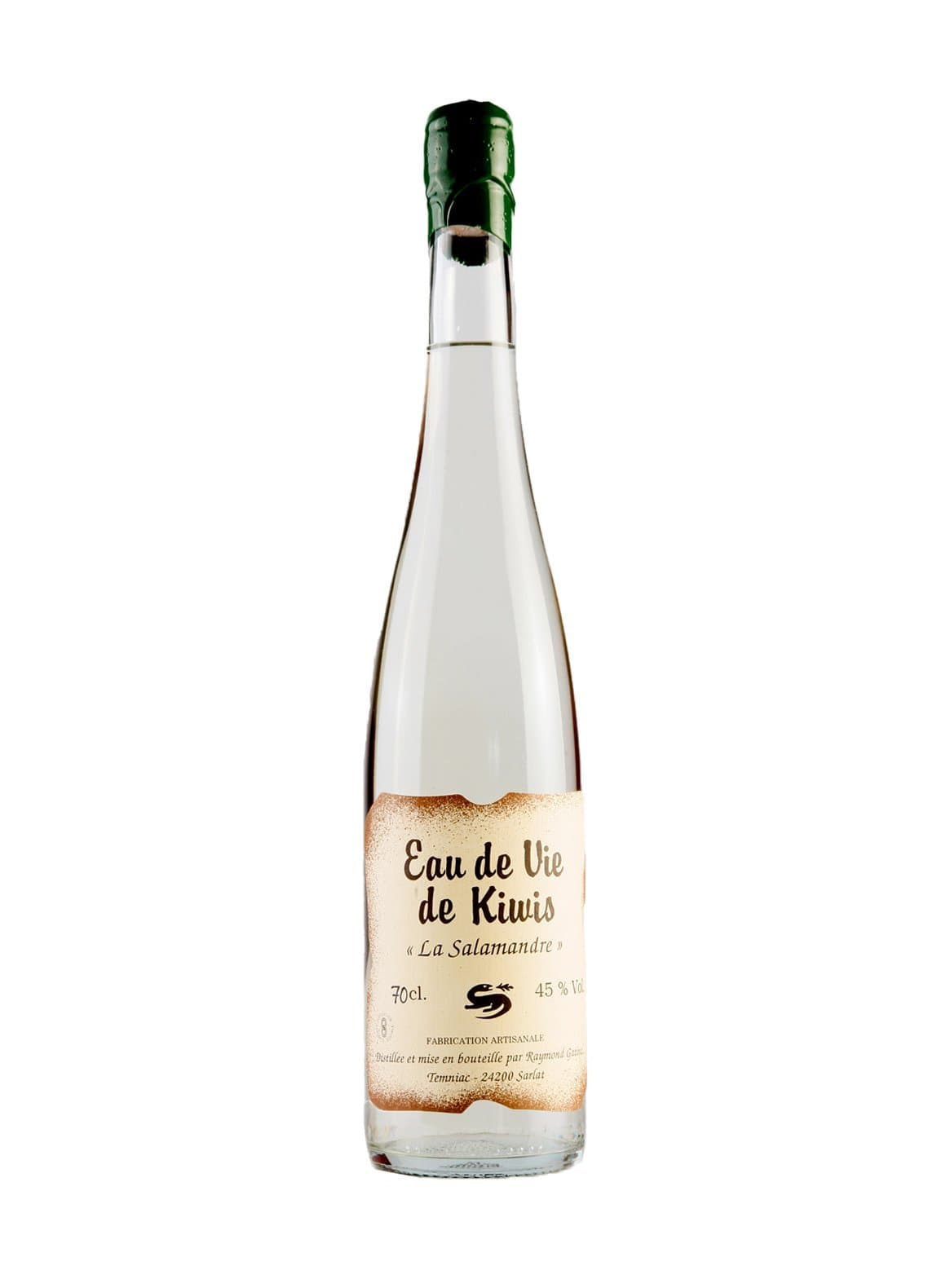 Salamandre Kiwi Spirit Eau de Vie 45% 700ml | Liquor & Spirits | Shop online at Spirits of France