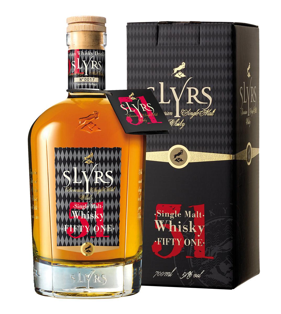 Slyrs Single Malt Whisky 'Fifty One' bottle, Germany