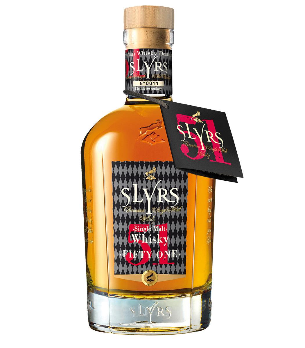 Slyrs Single Malt Whisky 'Fifty One' bottle, Germany