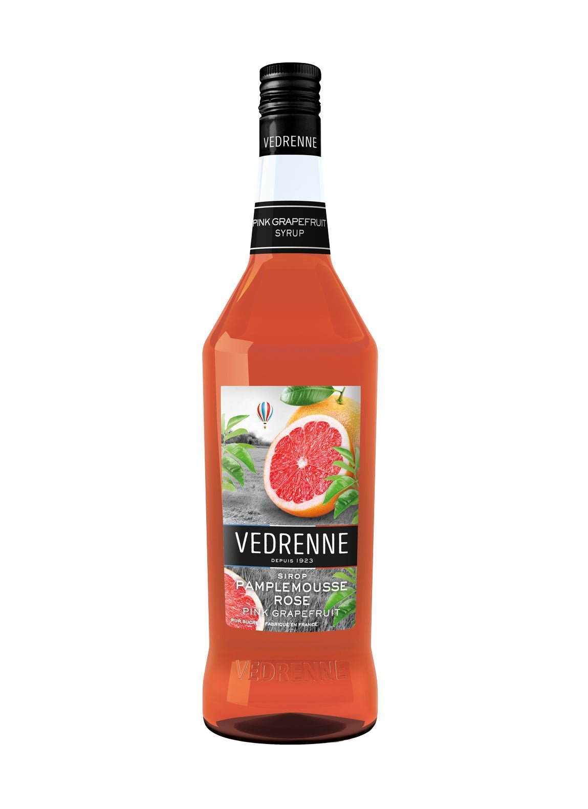 Vedrenne Grapefruit Pink Syrup 0% 1000ml - Cordial - Liquor Wine Cave