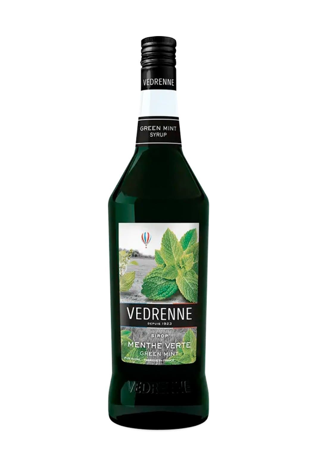 Vedrenne Green Mint (Menthe verte) Syrup 1000ml | Liqueurs | Shop online at Spirits of France
