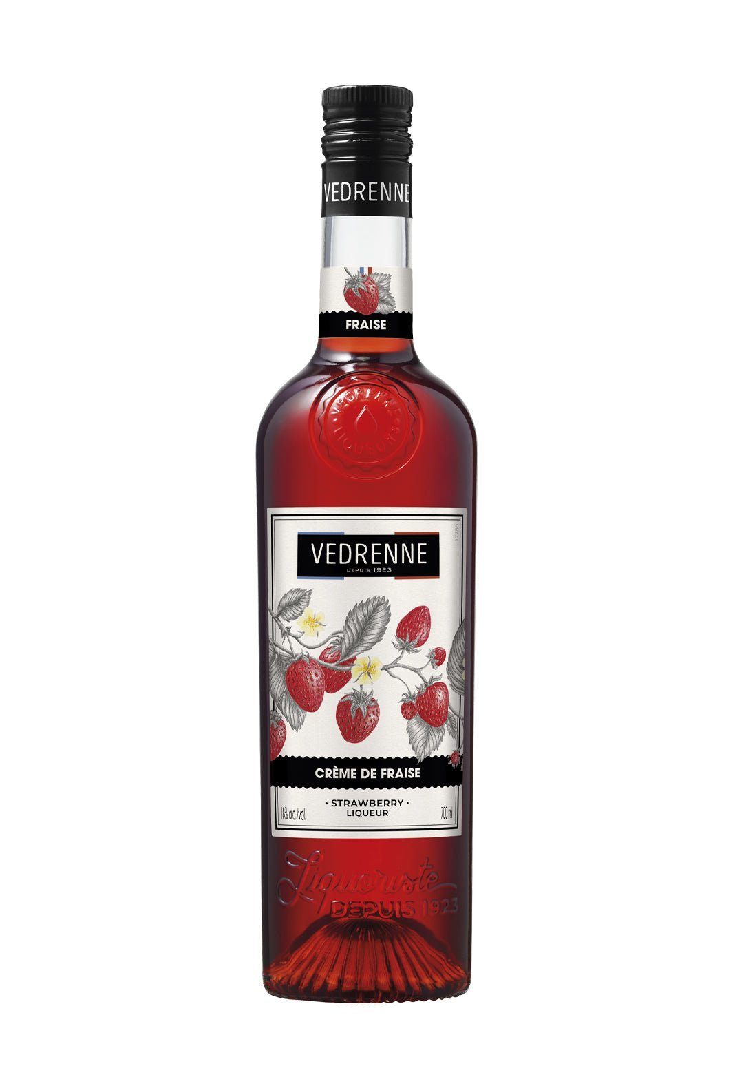 Vedrenne Liqueur Creme de Fraise (Strawberry) 16% 500ml - Liqueurs - Liquor Wine Cave
