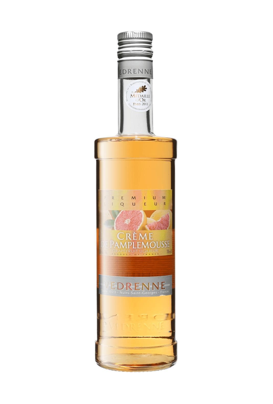 Vedrenne Liqueur Creme de Pamplemousse Rose (Pink Grapefruit) 15% 700ml