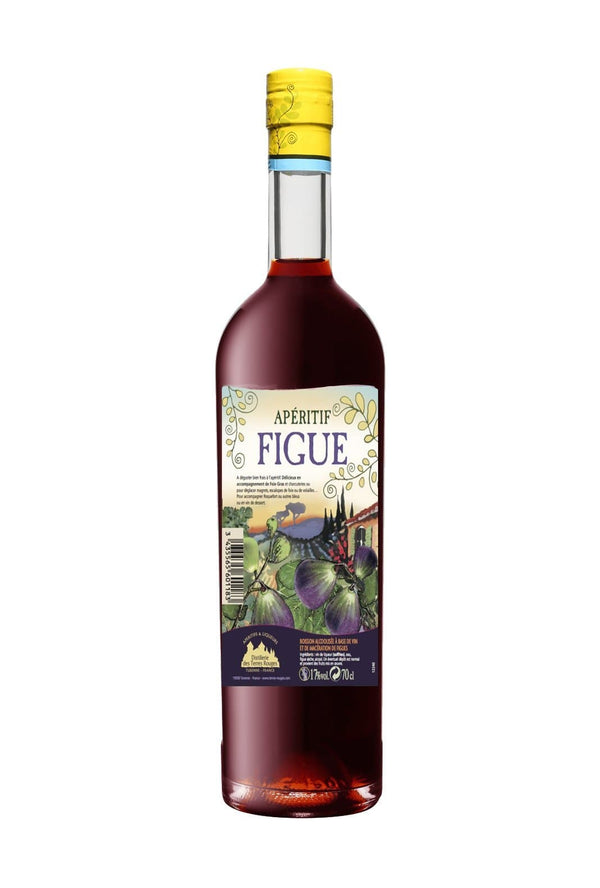 Vedrenne-Terres Rouge Aperitif Figue (Fig) 17% 700ml | Liqueurs | Shop online at Liquor Wine Cave