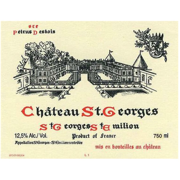 Château St. Georges Saint-Georges-Saint-Émilion 2018 375ml