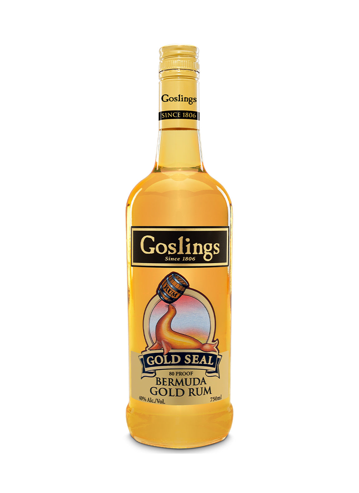 Goslings Gold 40% Abv Rum