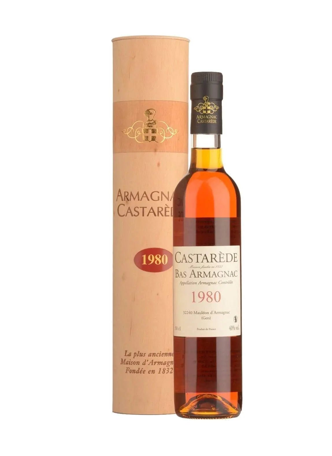Castarede 1980 Armagnac 40% 500ml - Brandy - Liquor Wine Cave