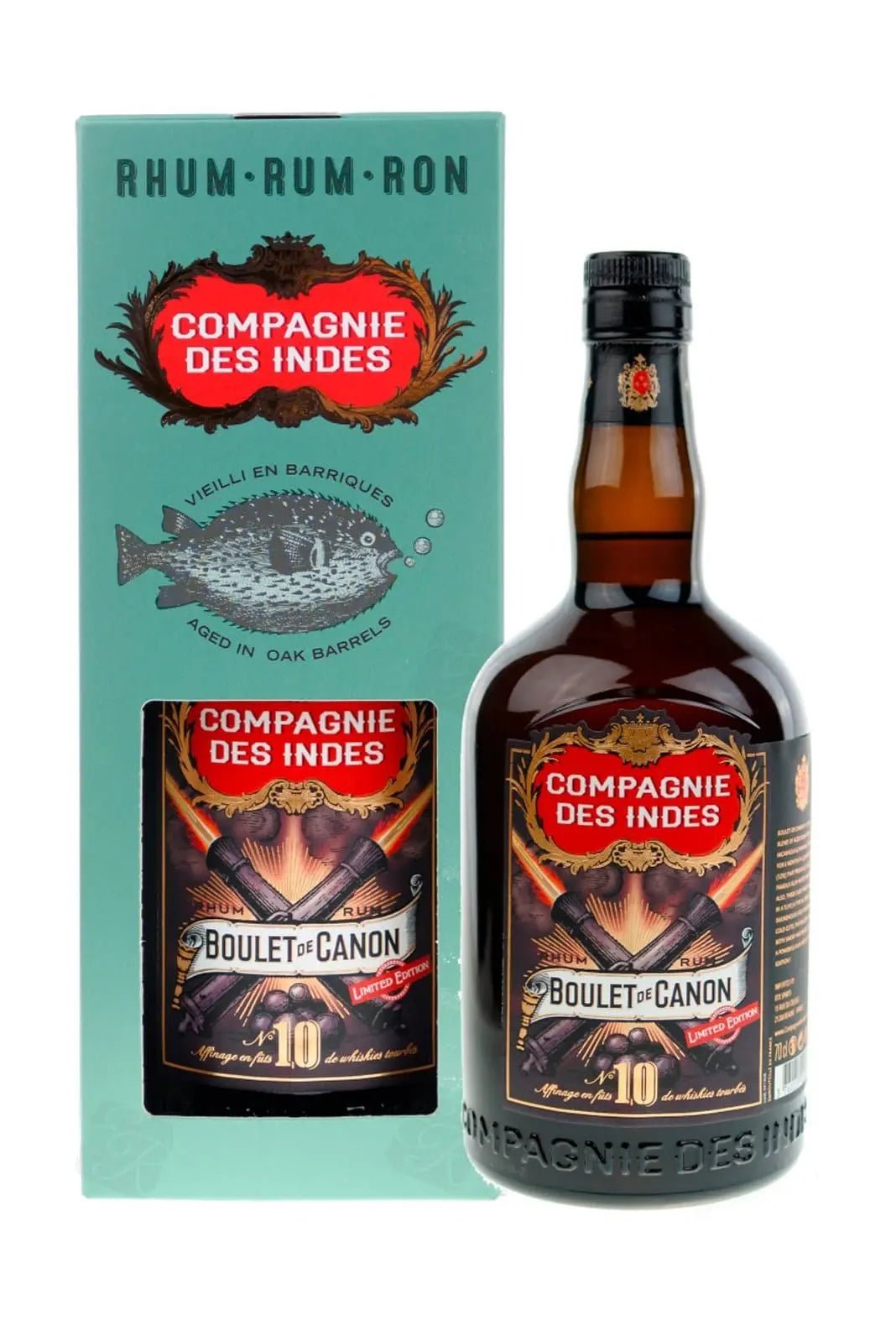 Compagnie des Indes Rum Boulet de Canon No.10 46% 700ml - Rum - Liquor Wine Cave