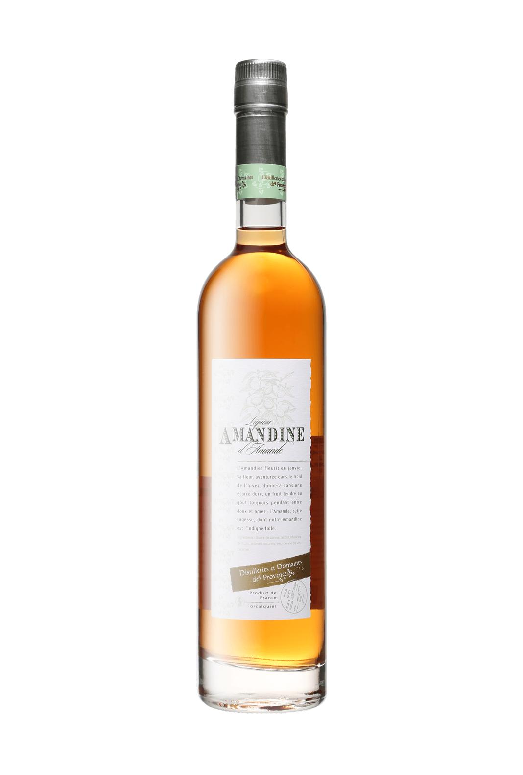 Distillerie et Domaines de Provence Liqueur Amandine (Almond) 25% 500ml - Fruit Liqueur - Liquor Wine Cave