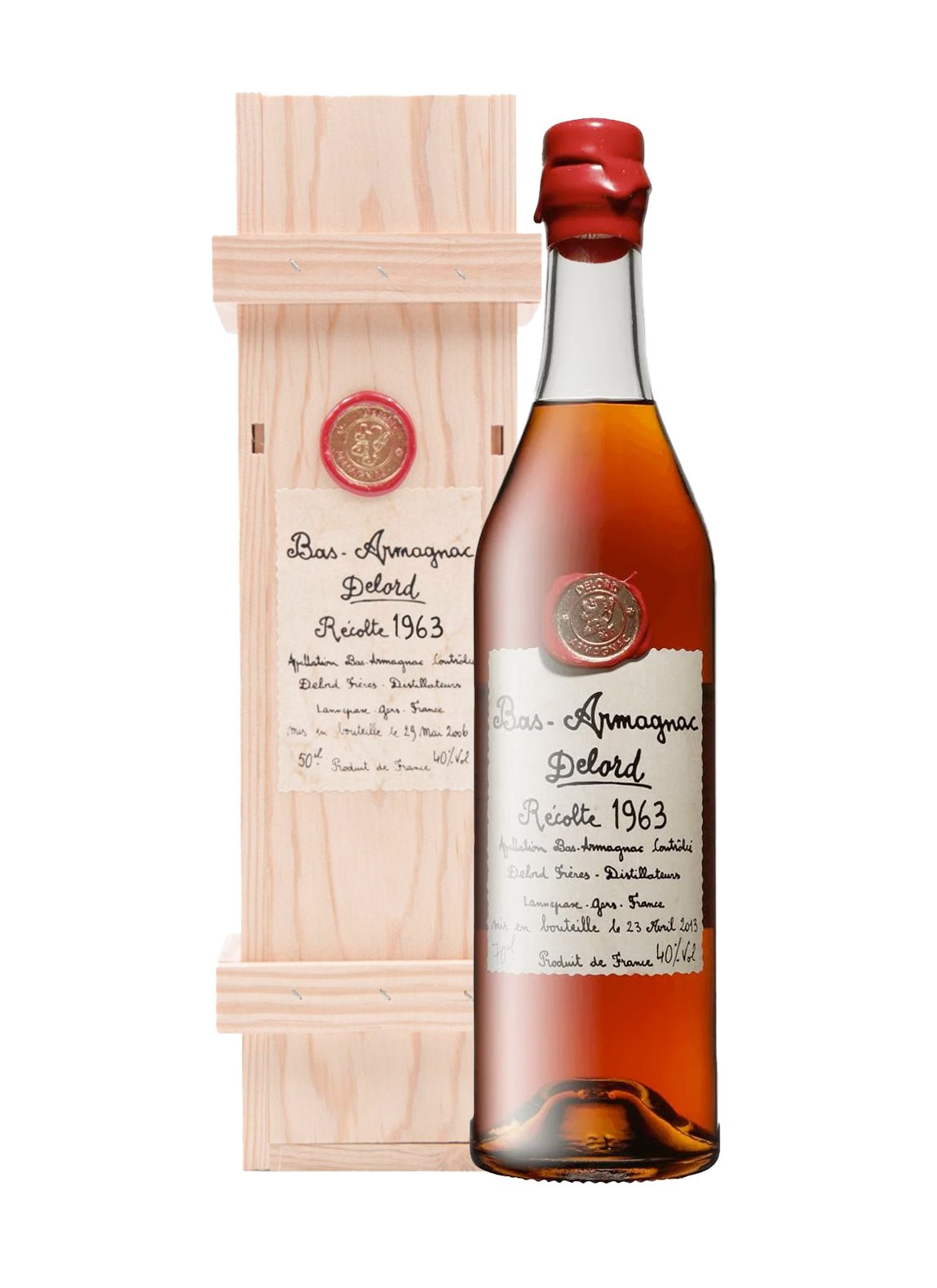 Delord 1963 Bas Armagnac 40% 700ml - Brandy - Liquor Wine Cave