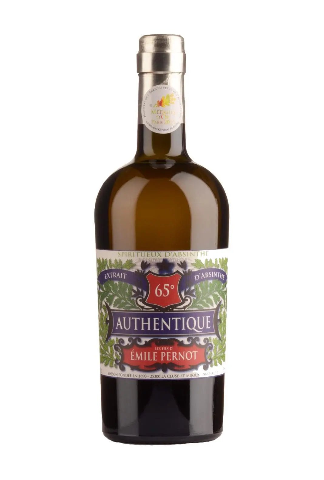 Distillerie Pernot Absinthe Authentique (Grande Absinthe de Pontarlier) 65% 700ml - Liqueurs - Liquor Wine Cave
