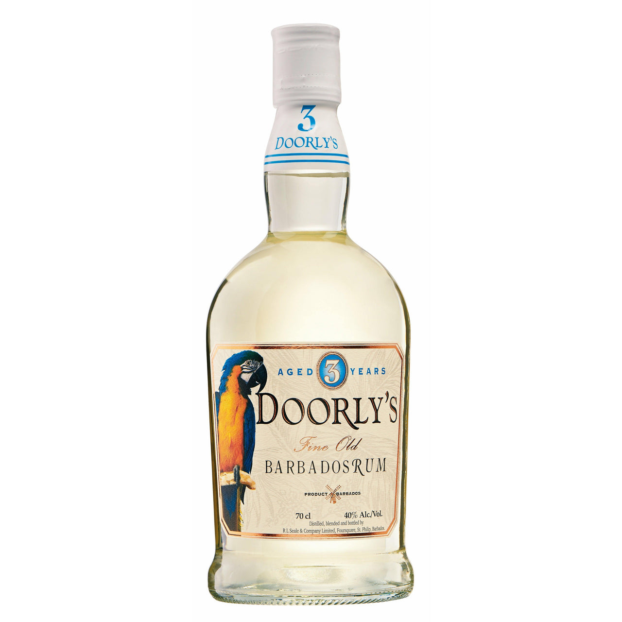 Doorly's 3yrs White Rum 47% ABV