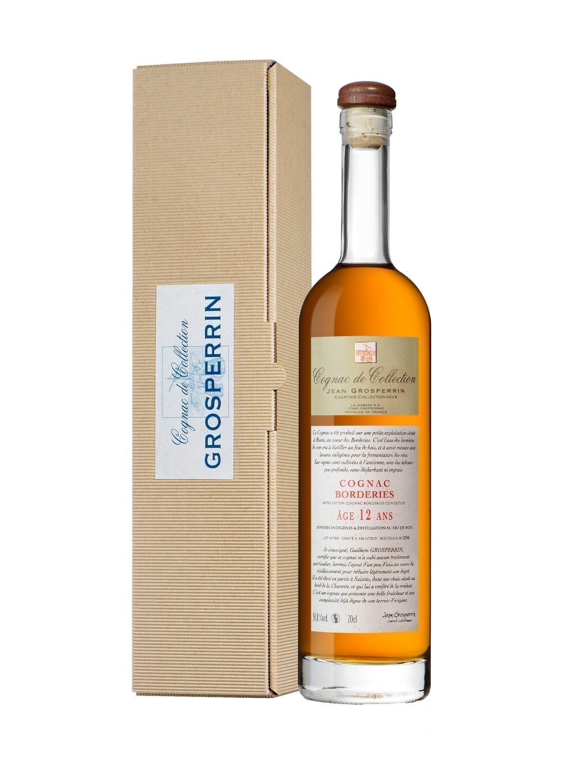 Grosperrin 12 year Borderies Cognac 50.8% 700ml