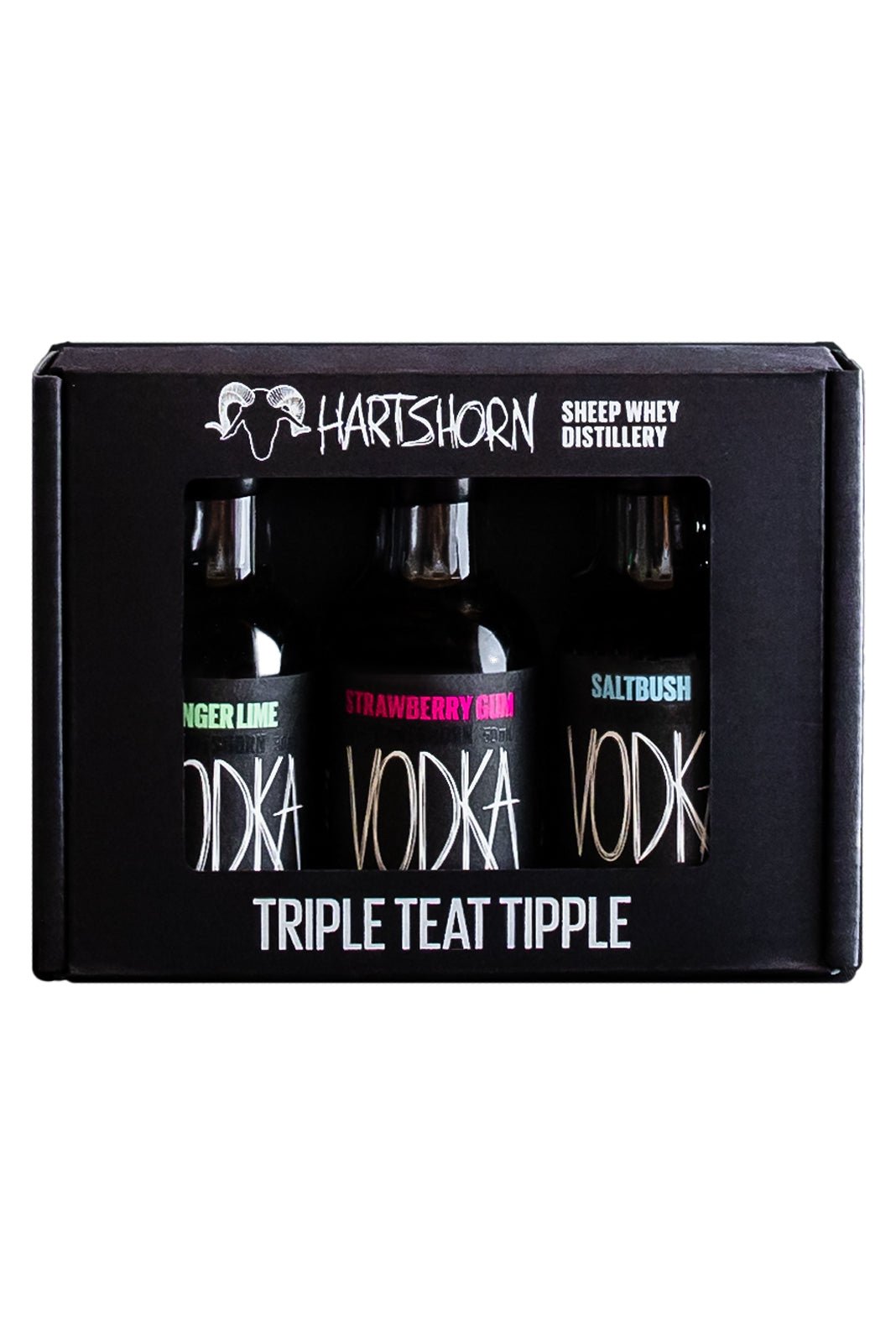 Hartshorn Trio Finger Lime, Saltbush, Strawberry gum Vodka 50ml - Vodka - Liquor Wine Cave