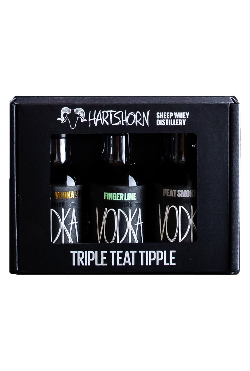 Hartshorn Trio Original, Finger Lime, Peated vodka 50ml - Vodka - Liquor Wine Cave
