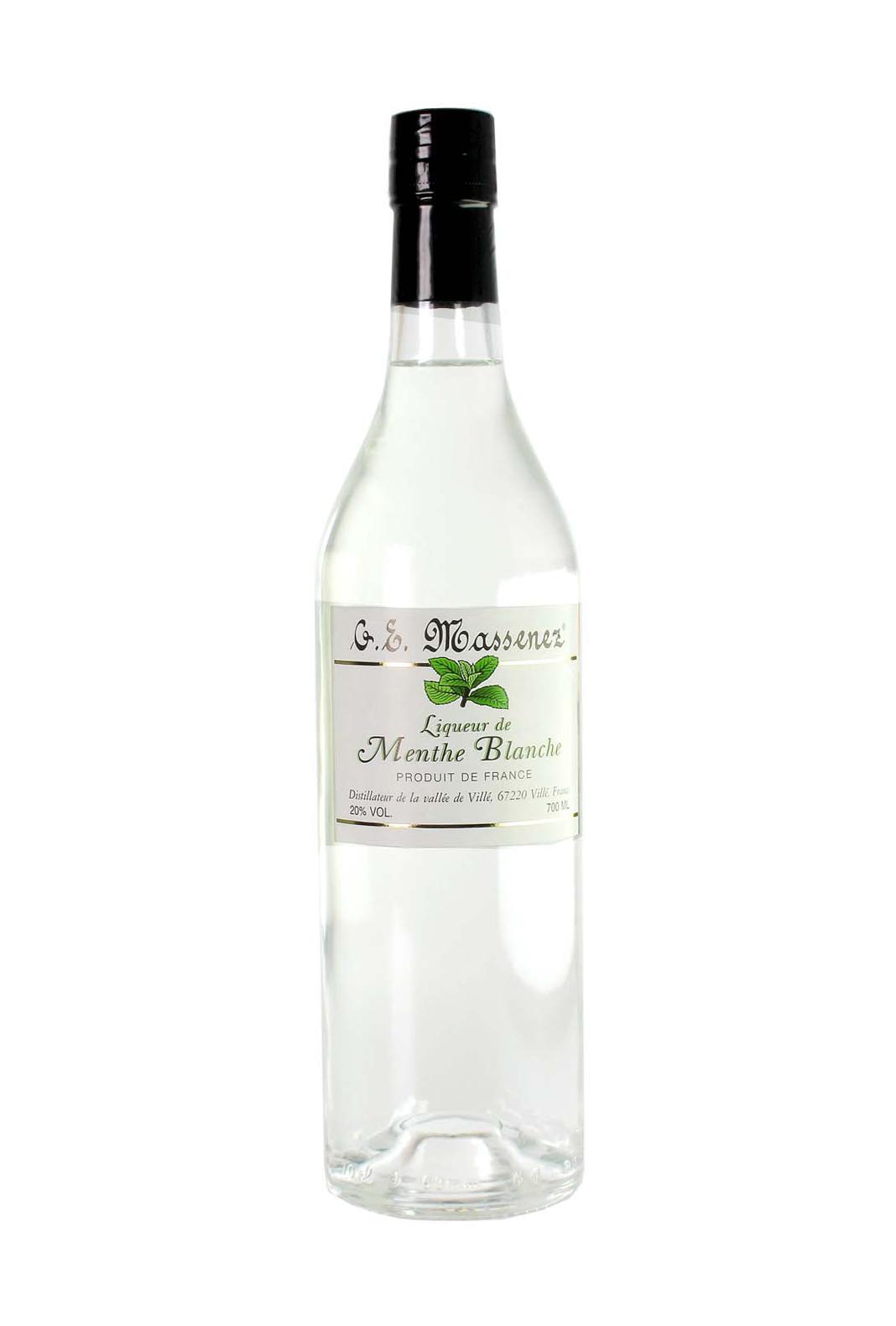 Massenez Liqueur de Menthe Blanche (White Mint) 20% 700ml - Fruit Liqueur - Liquor Wine Cave
