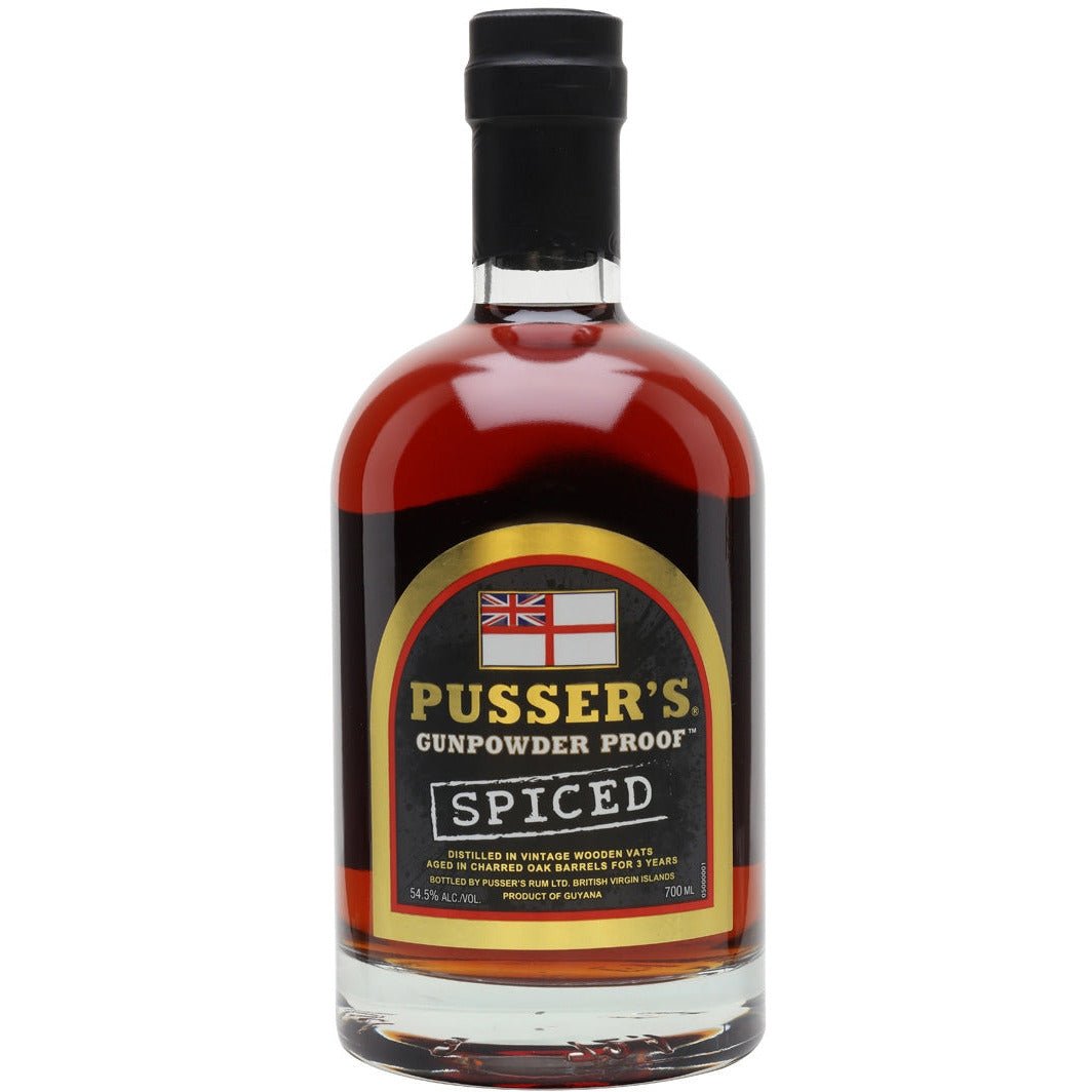 Pusser's Rum Spice Rum Gunpowder 54.5% ABV - Pussers Rum - Liquor Wine Cave