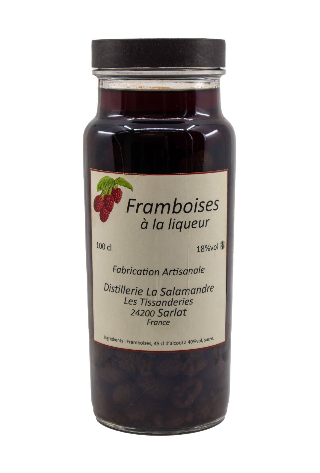 Salamandre Framboises a la Liqueur (Raspberries in Liqueur) 18% 1000ml - Liquor & Spirits - Liquor Wine Cave