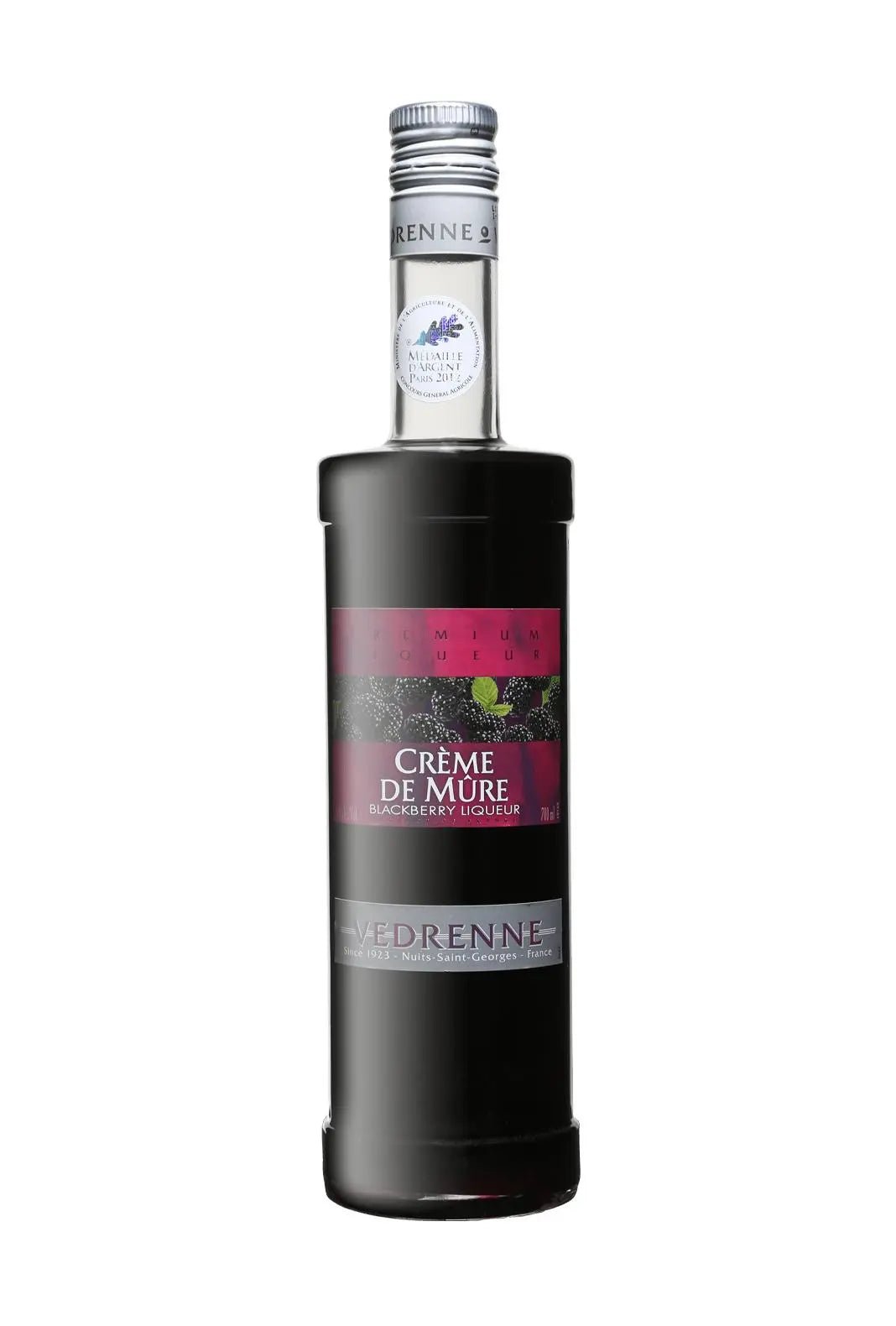 Vedrenne Creme de Mure (Blackberry liqueur) 15% 700ml - Fruit Liqueur - Liquor Wine Cave