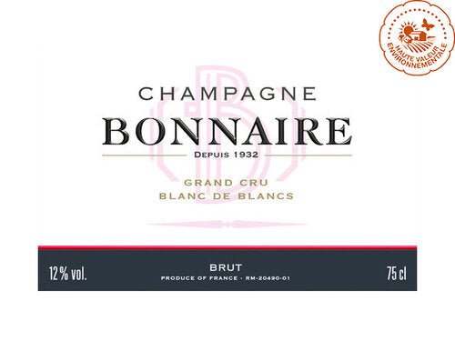 Bonnaire Cramant Grand Cru Blanc de Blanc Extra Brut 2013 - Wine France Champagne - Liquor Wine Cave