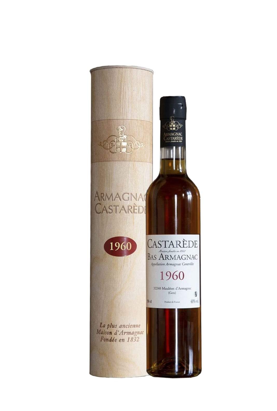 Castarede 1960 Armagnac 40% 500ml | Brandy | Shop online at Spirits of France