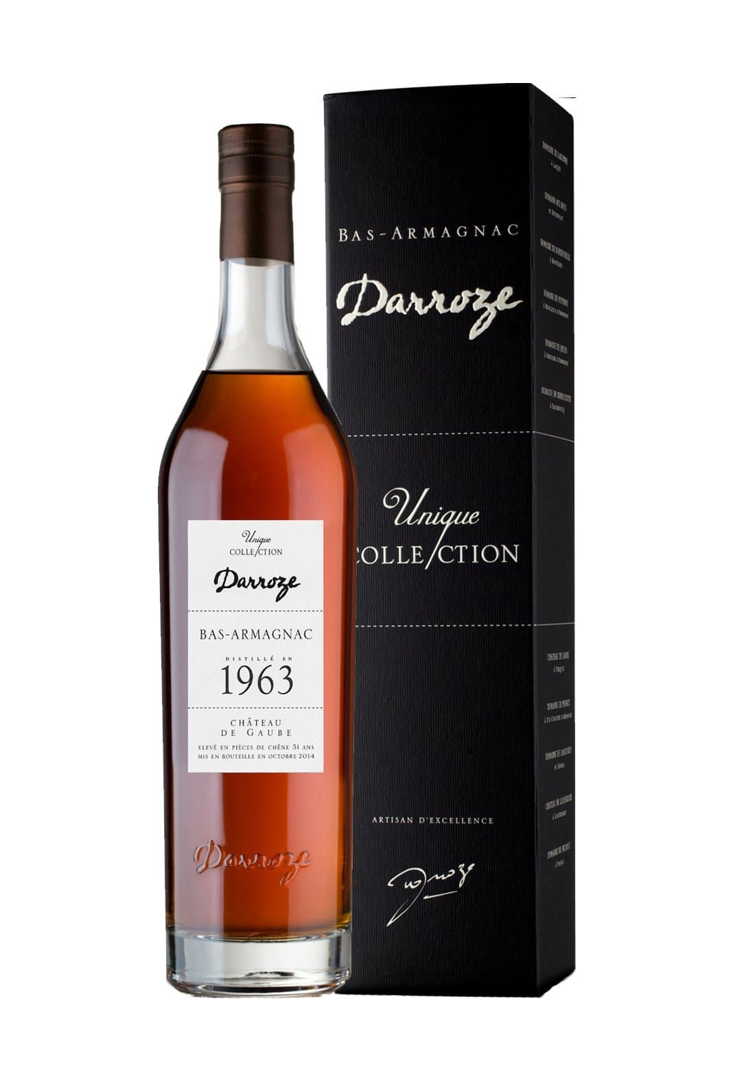 Darroze Bas Armagnac Chateau de Gaube 1963 43% 700ml | Brandy | Shop online at Spirits of France