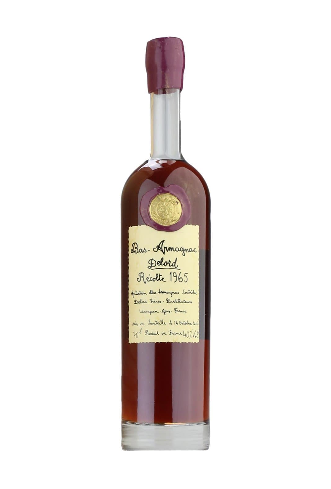 Delord 1965 Bas Armagnac 40% 700ml | Brandy | Shop online at Spirits of France