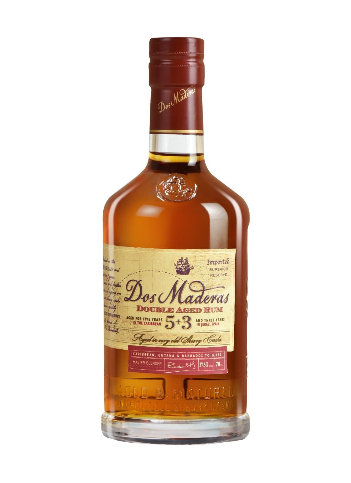 Dos Maderas 5+3 37.5% 700ml | Rum | Shop online at Spirits of France