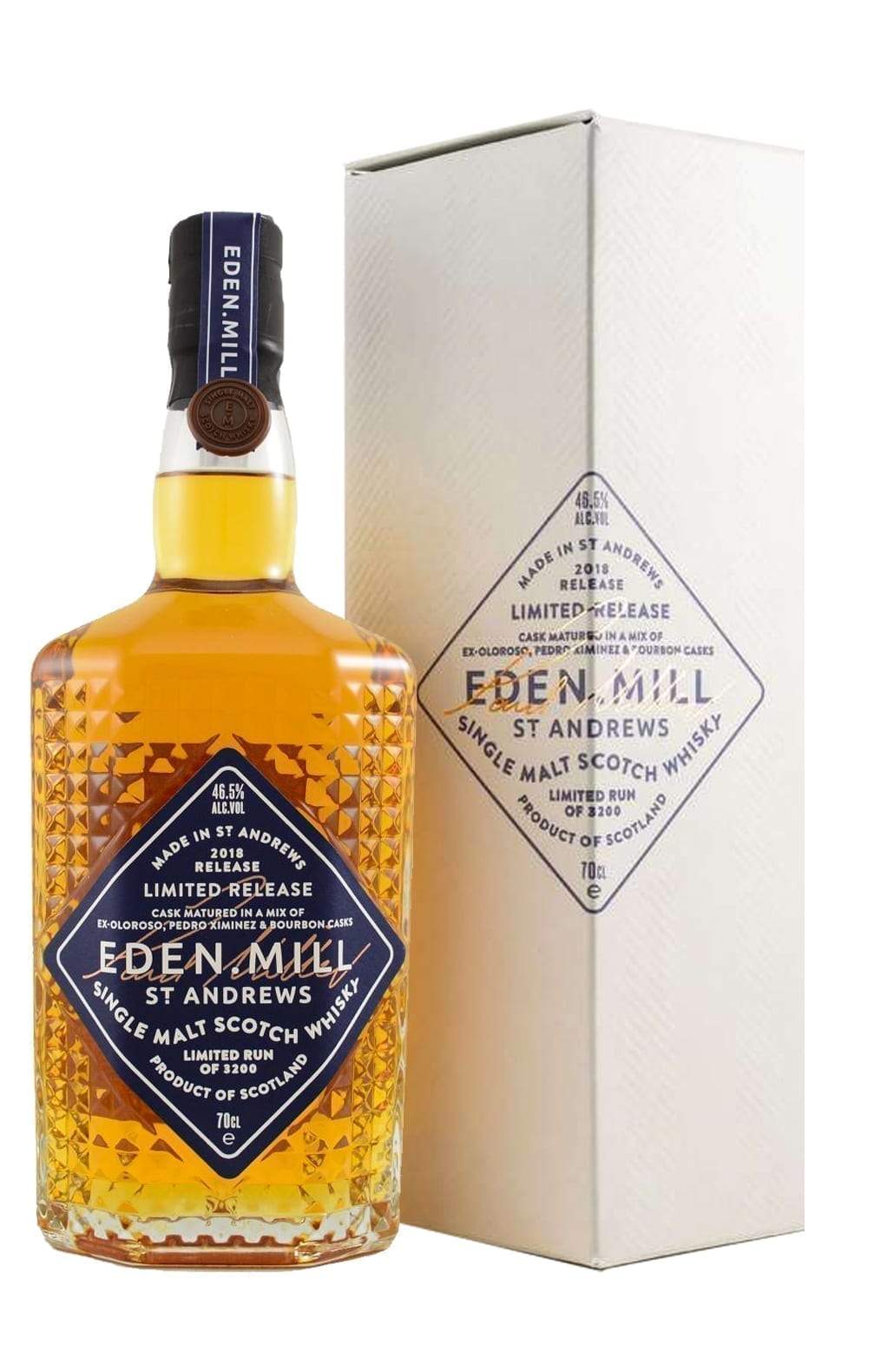 Eden Mill Single Malt Whisky 2018 46.5% 700ml
