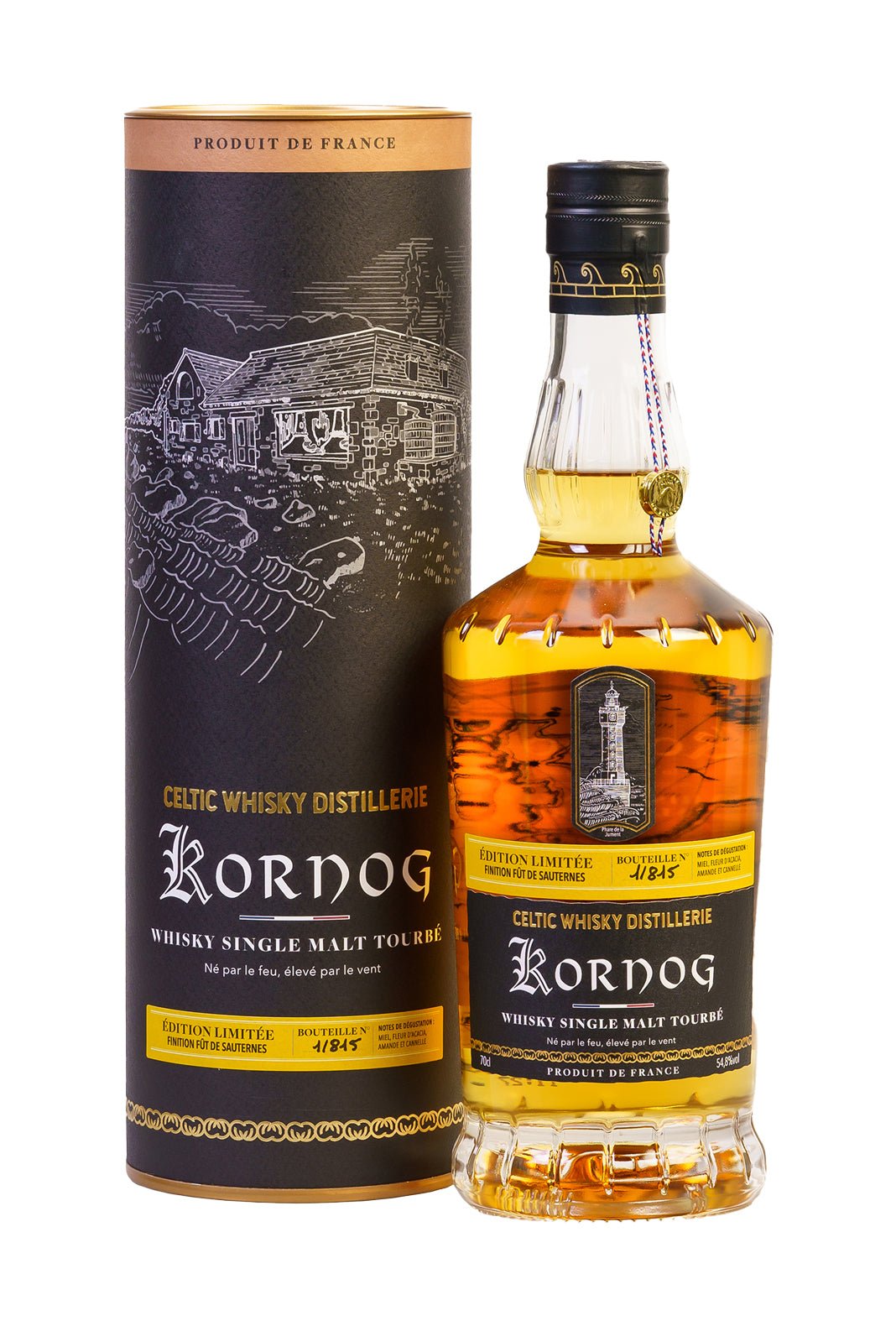 Kornog Sauterne Single Malt 54.8% 700ml bottle, Celtic Whisky Compagnie, Scotland