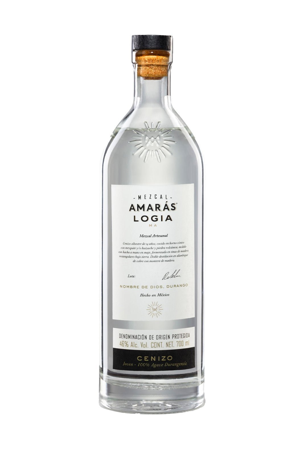 Mezcal Amares Logia Cenizo 43% 700ml - Tequila - Liquor Wine Cave
