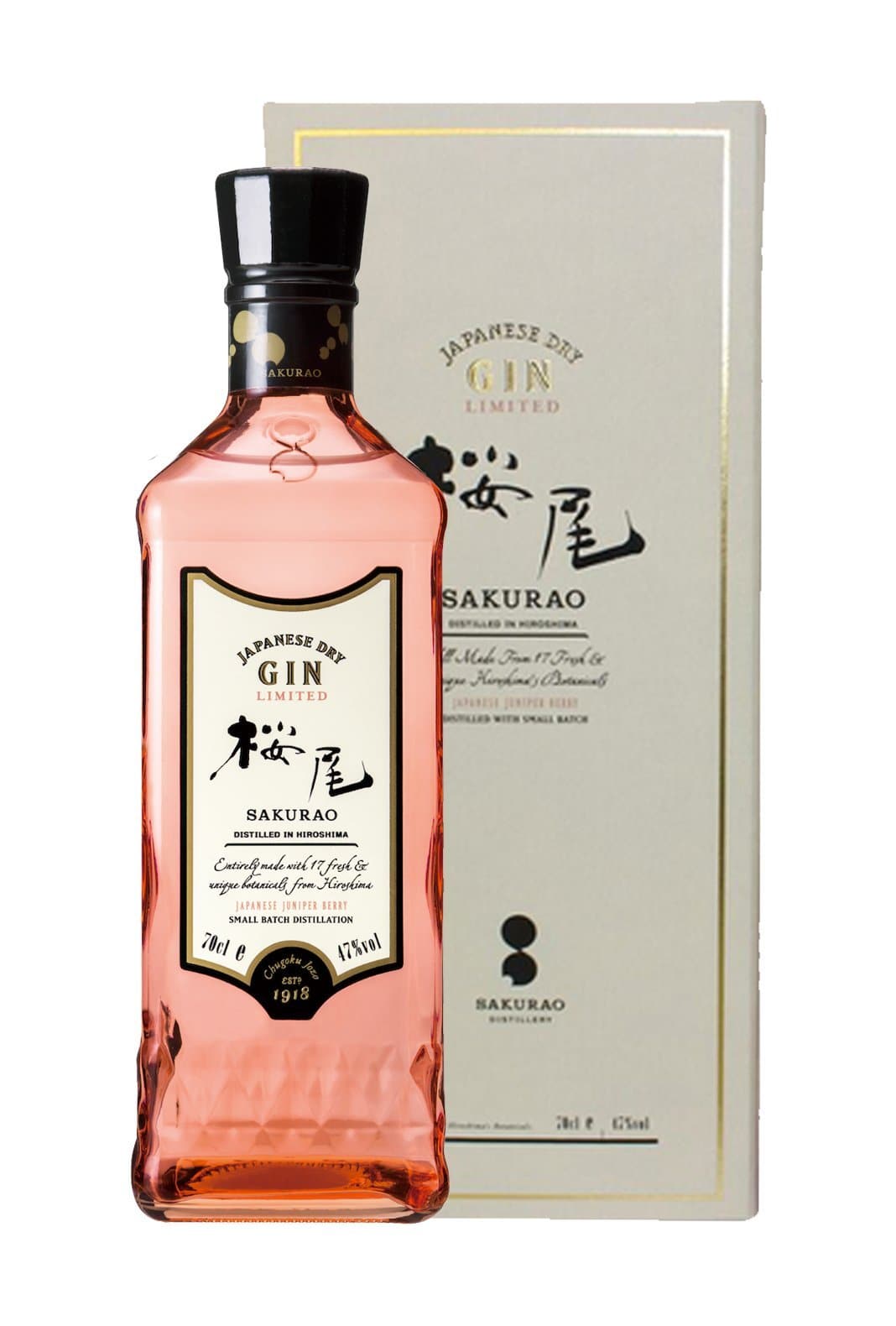 Sakurao Distillery Limited 47% 700ml | Gin | Shop online at Spirits of France