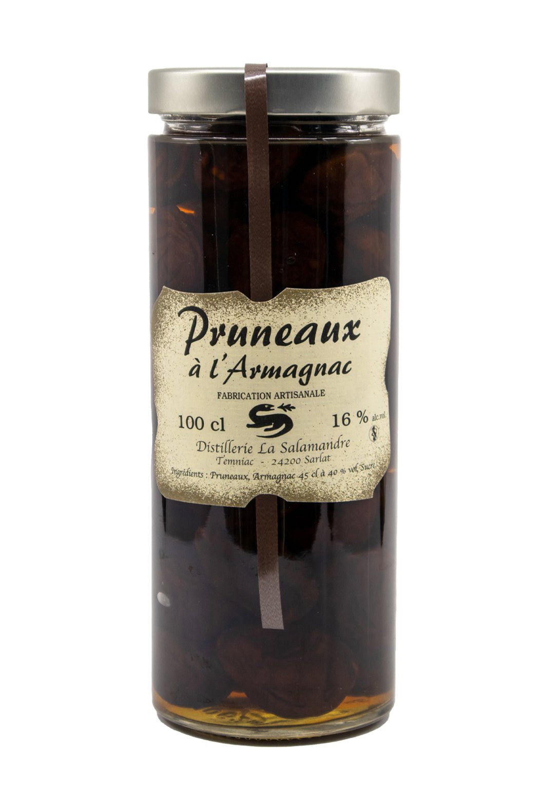 Salamandre Pruneaux a l'Armagnac (Prunes in Armagnac) 18% 1000ml - Condiments - Liquor Wine Cave